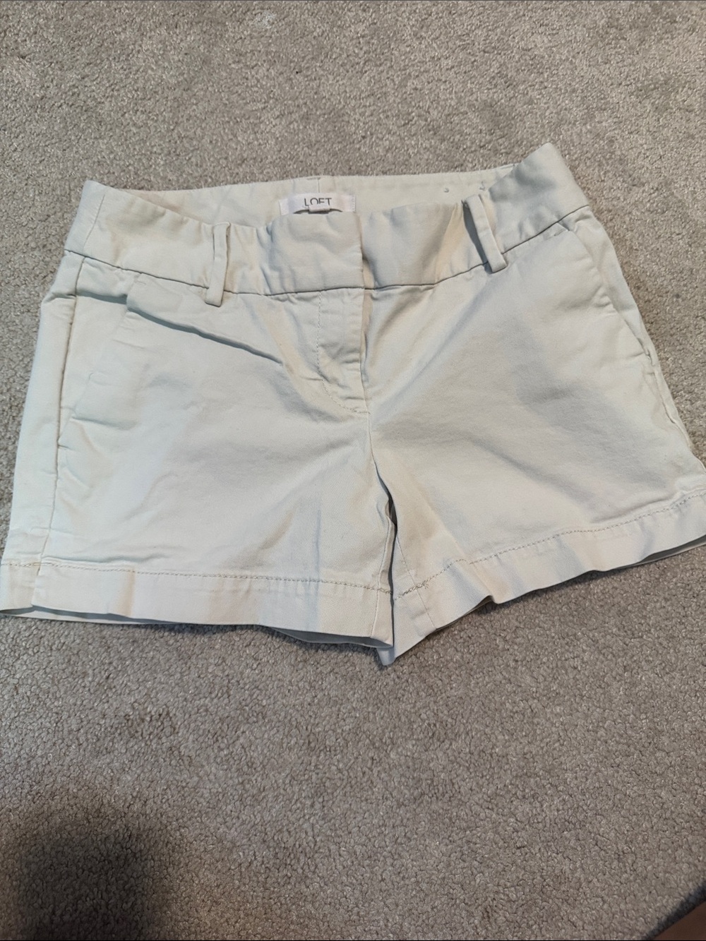 Tailored Khaki Shorts